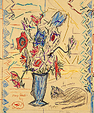 Die Vorlagen zu den Teppichentwürfen von Ernst Ludwig Kirchner